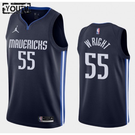Kinder NBA Dallas Mavericks Trikot Delon Wright 55 Jordan Brand 2020-2021 Statement Edition Swingman